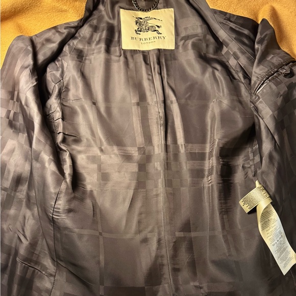 Burberry Men's Camel Wool Trench Coat - Picture 9 of 16